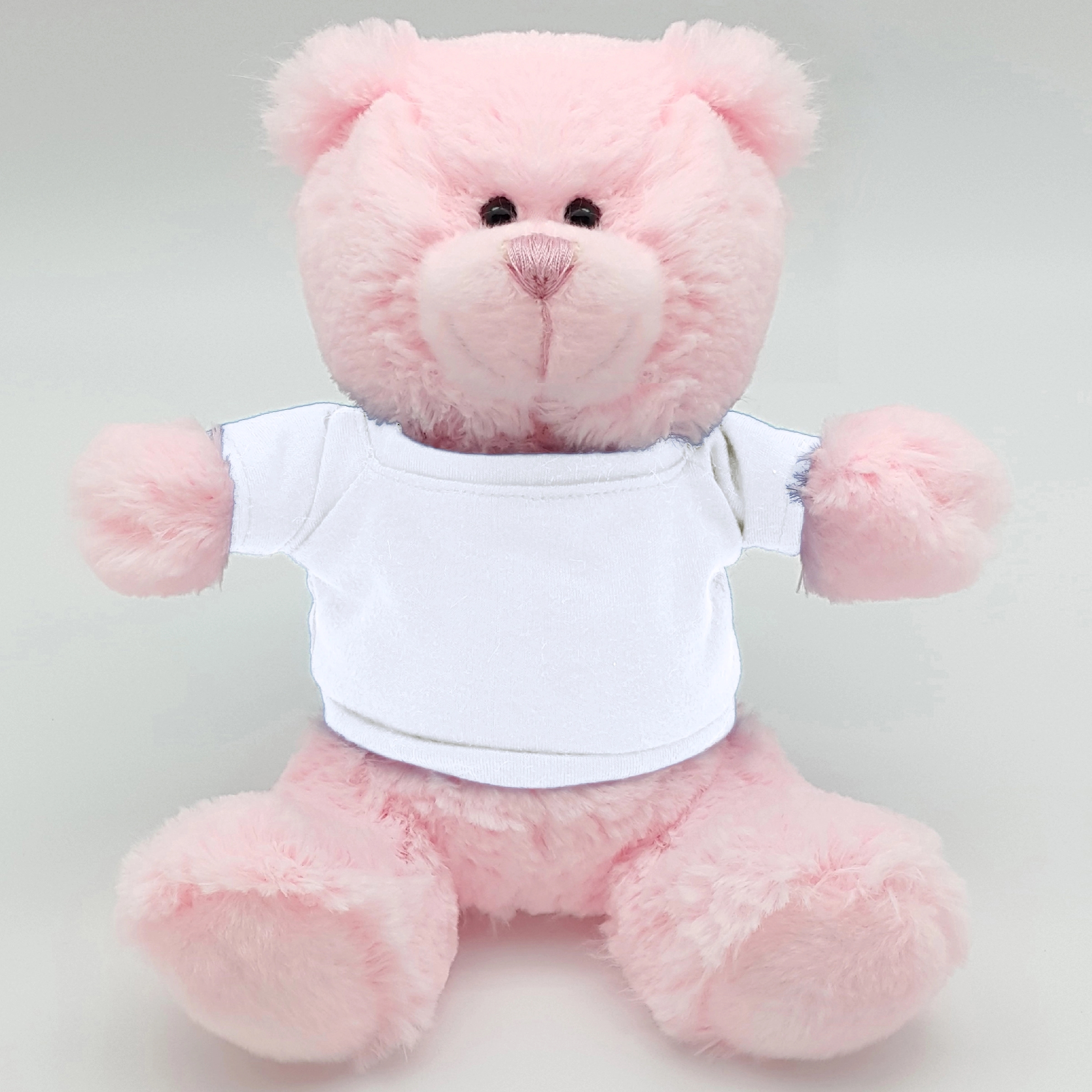 8" Bright Color Pink Bear 4