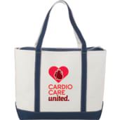 Baltic 24oz Cotton Canvas Tall Zippered Tote 48