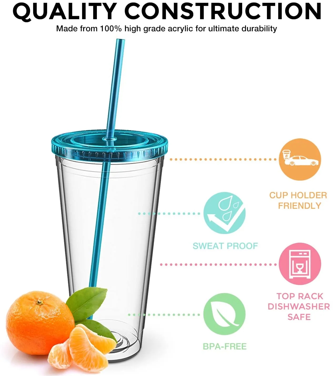 24 Oz. Newport Acrylic Tumbler 3