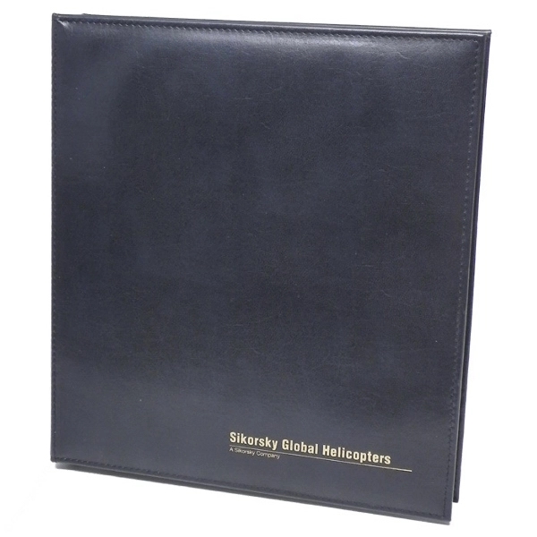 Leather 1/2" Ring Binder 11" x 8-1/2" 3