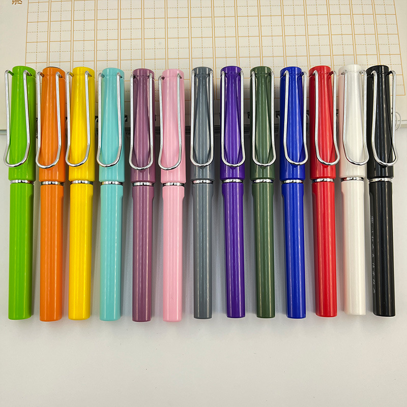 Imitation Metal Clip Color Gel Pen 2