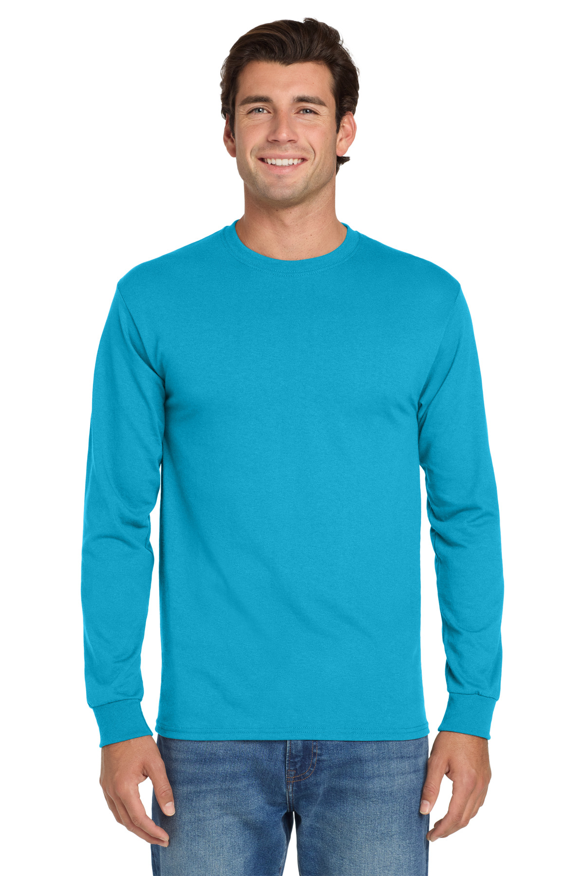 Jerzees - Dri-Power 50/50 Cotton/Poly Long Sleeve T-Shirt. 29LS 193