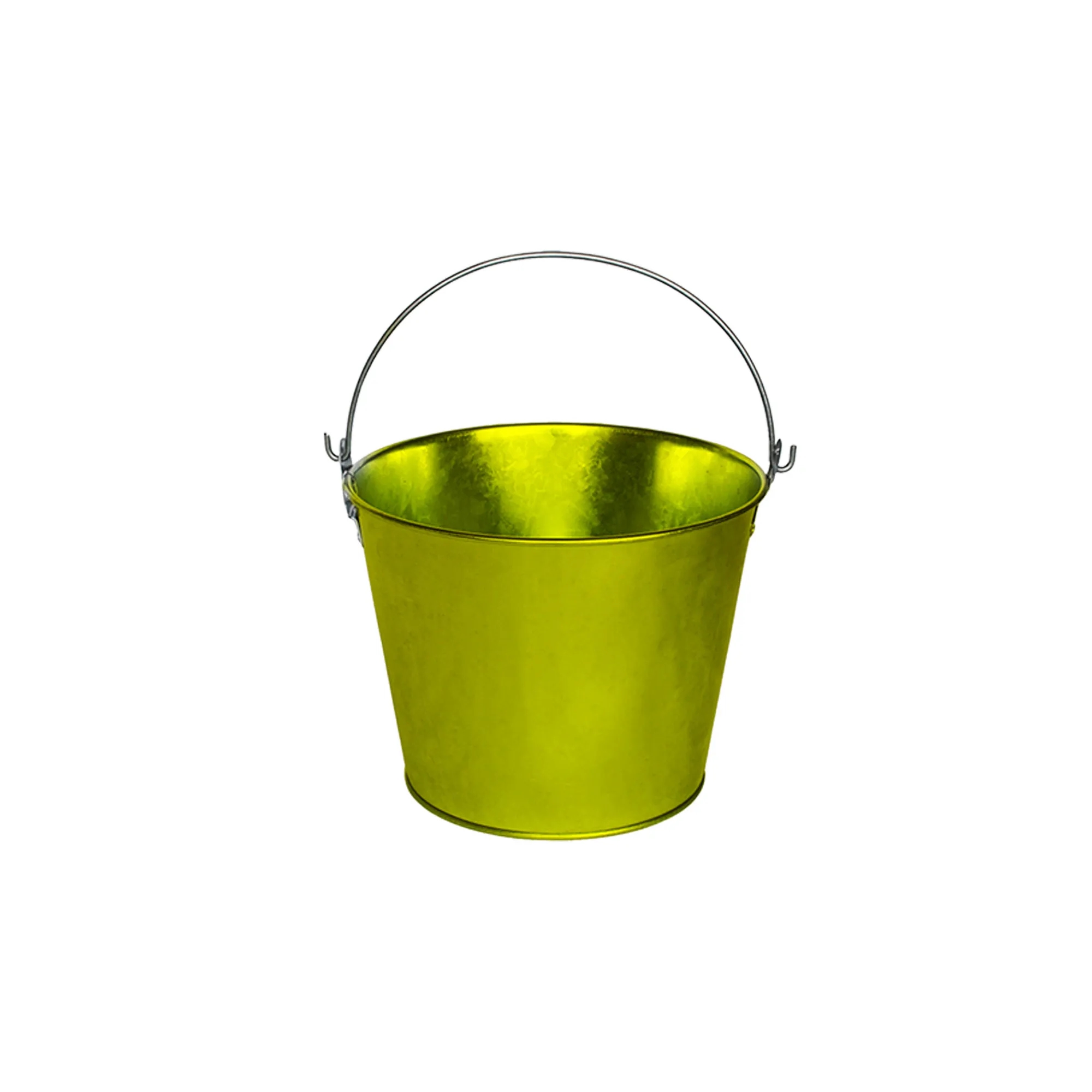 Beverage Beer Wine Ice Bucket With Wire Handle 4