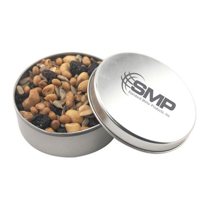 Round Tin with Trail Mix 1