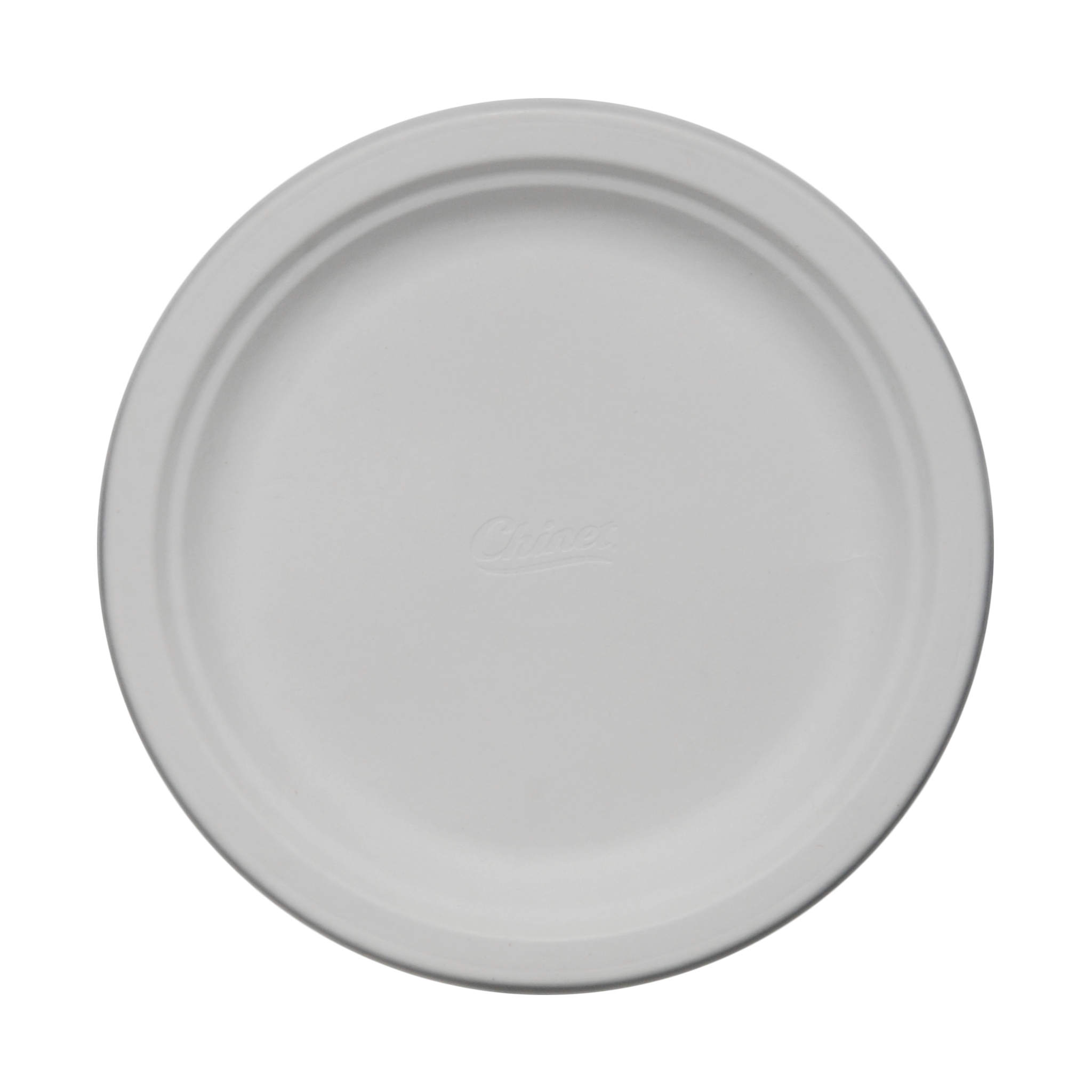 9.000" Eco Molded Fiber Plate Round Tradition Print 3