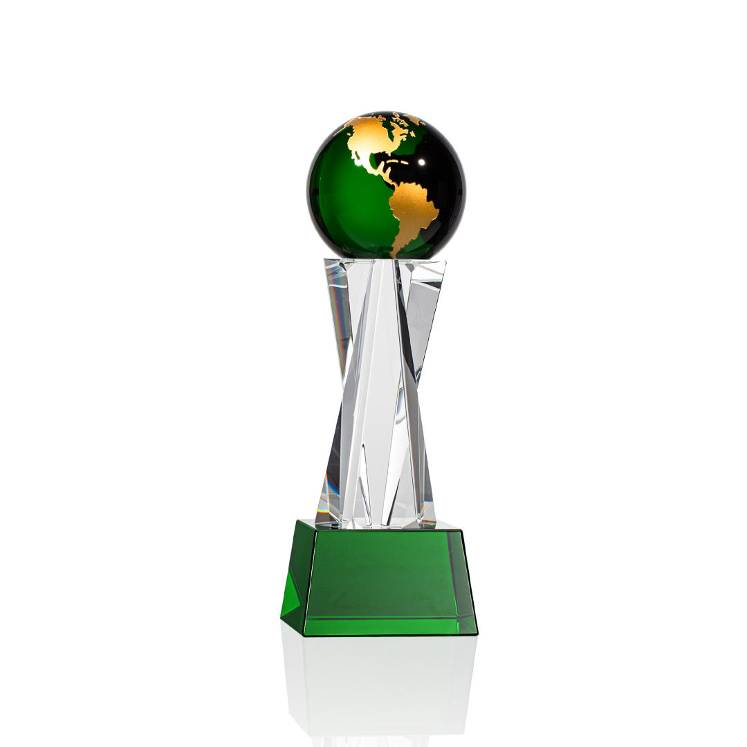 Havant Globe Award - Green/Gold 13