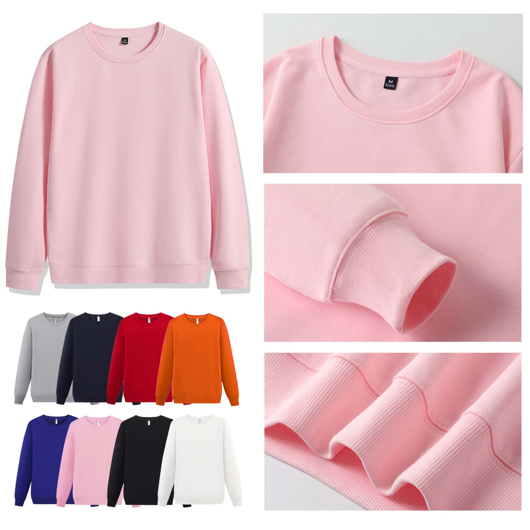 Custom Cotton Sweatere, custom hoodie or sweatshirt with logo imprint 2