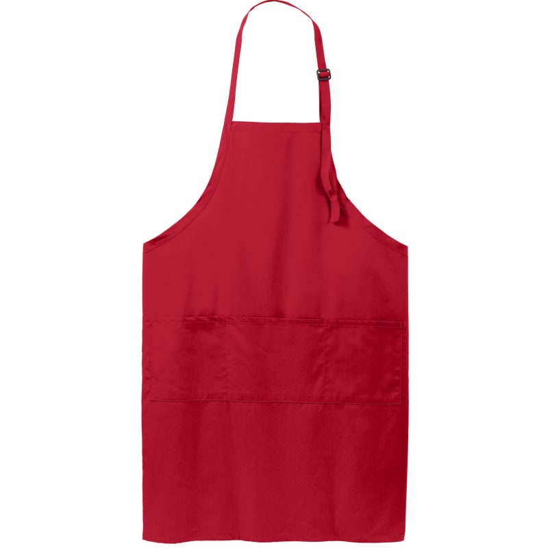 Port Authority Easy Care Extra Long Bib Apron With Stain Release. 40