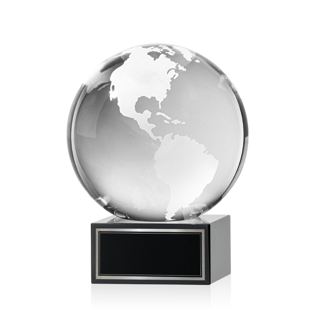 Globe Award on Hancock Base - Black 2
