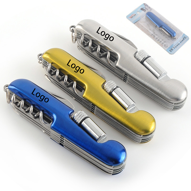 Multi-Function Tool Pocket Knife with Mini Flashlight 4