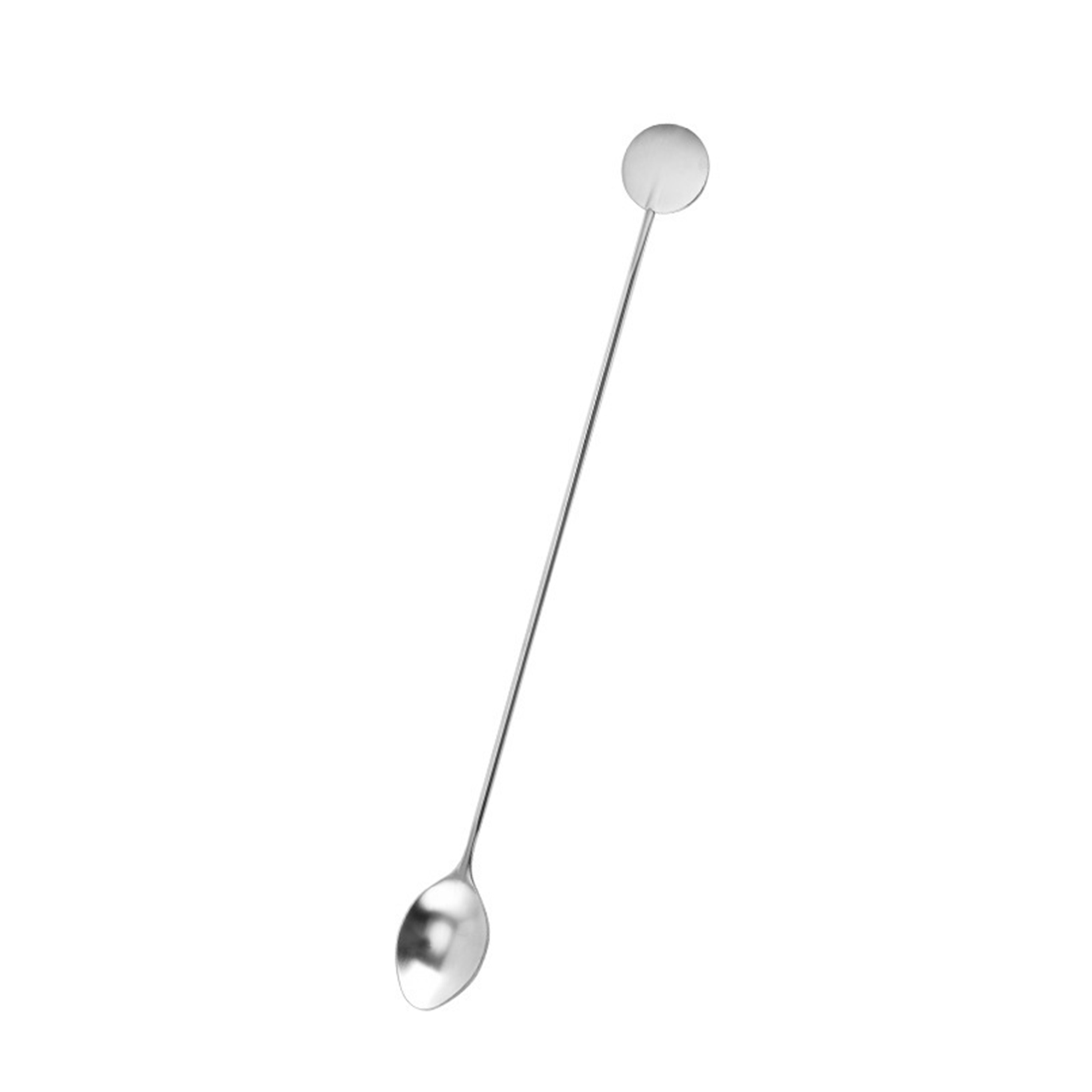Stainless Steel Drink Stir Spoon With Round End 8.3" x 1" 4