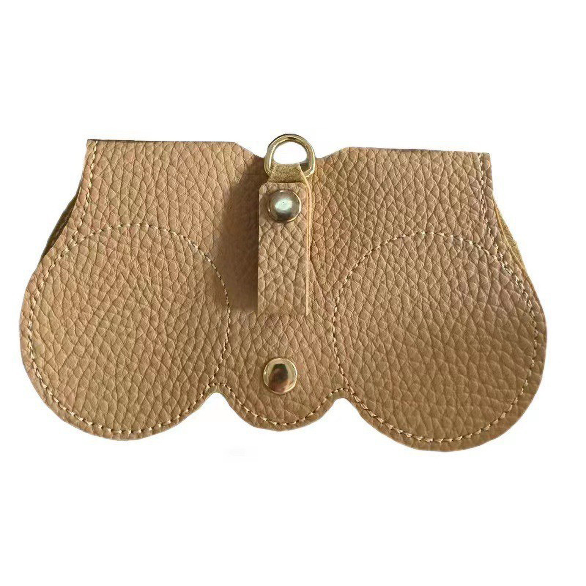 Soft Leather Fashionable Sunglasses Case Portable Pouch Clip 7