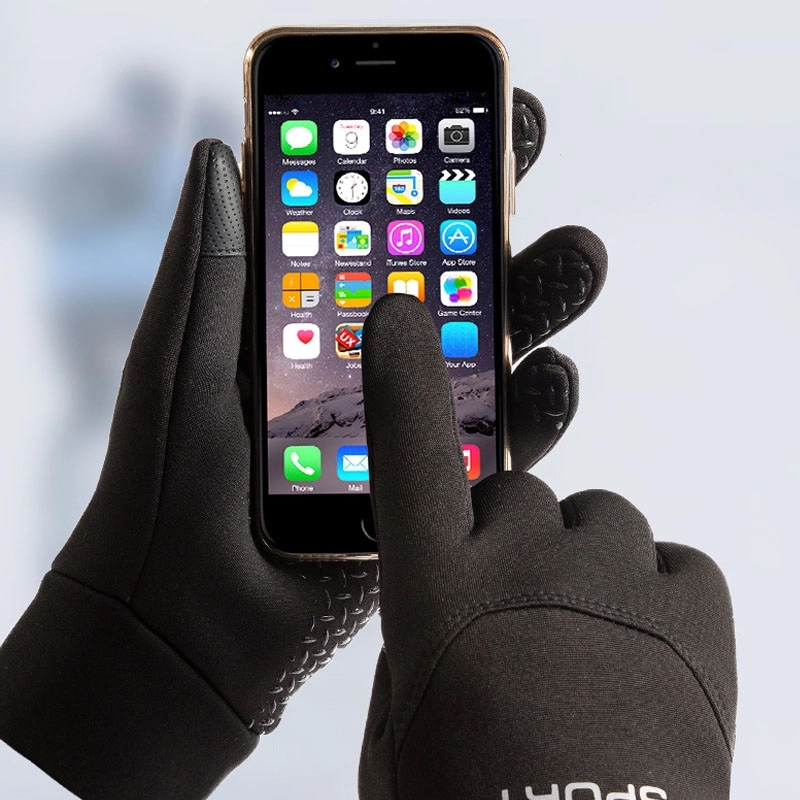 Custom  Winter Men Women Touch Screen Glove Anti-Slip 4