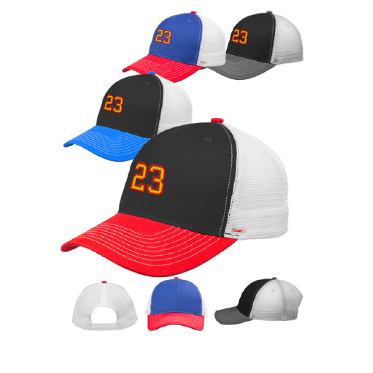 Snap Back Tri-Color Baseball Cap 2