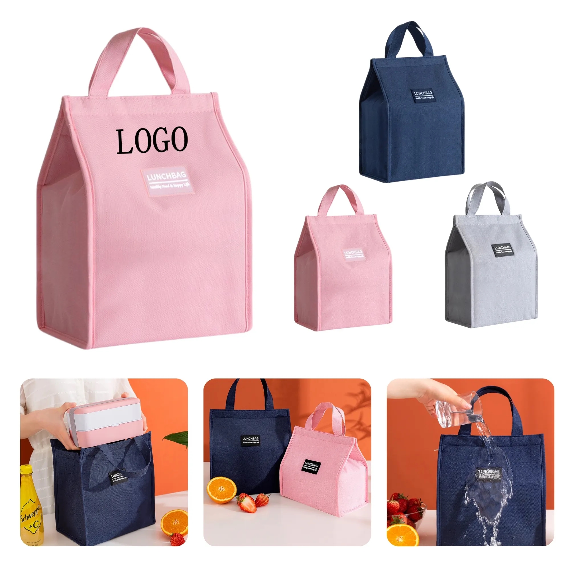 Full Color Large Thermal Insulated Lunch Box Bag 2