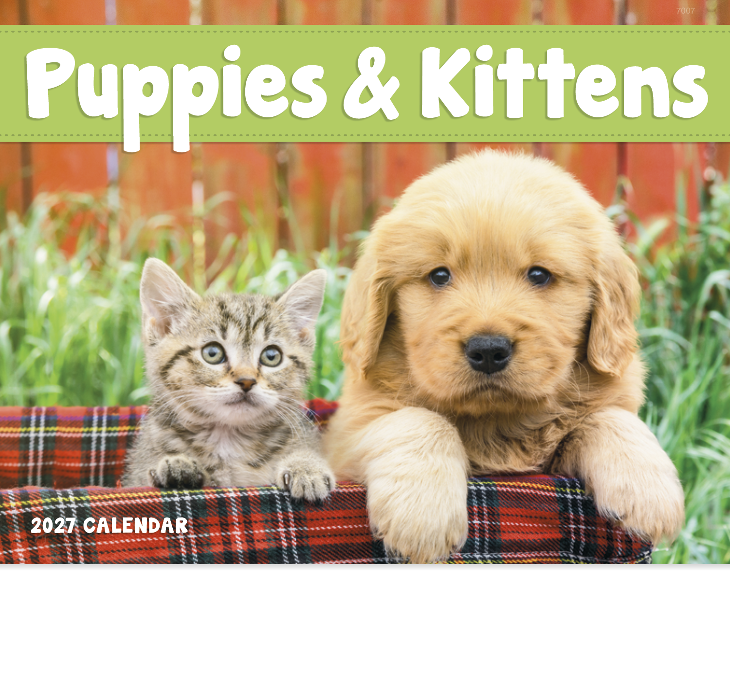 Good Value™ Puppies & Kittens - Stapled Calendar 61