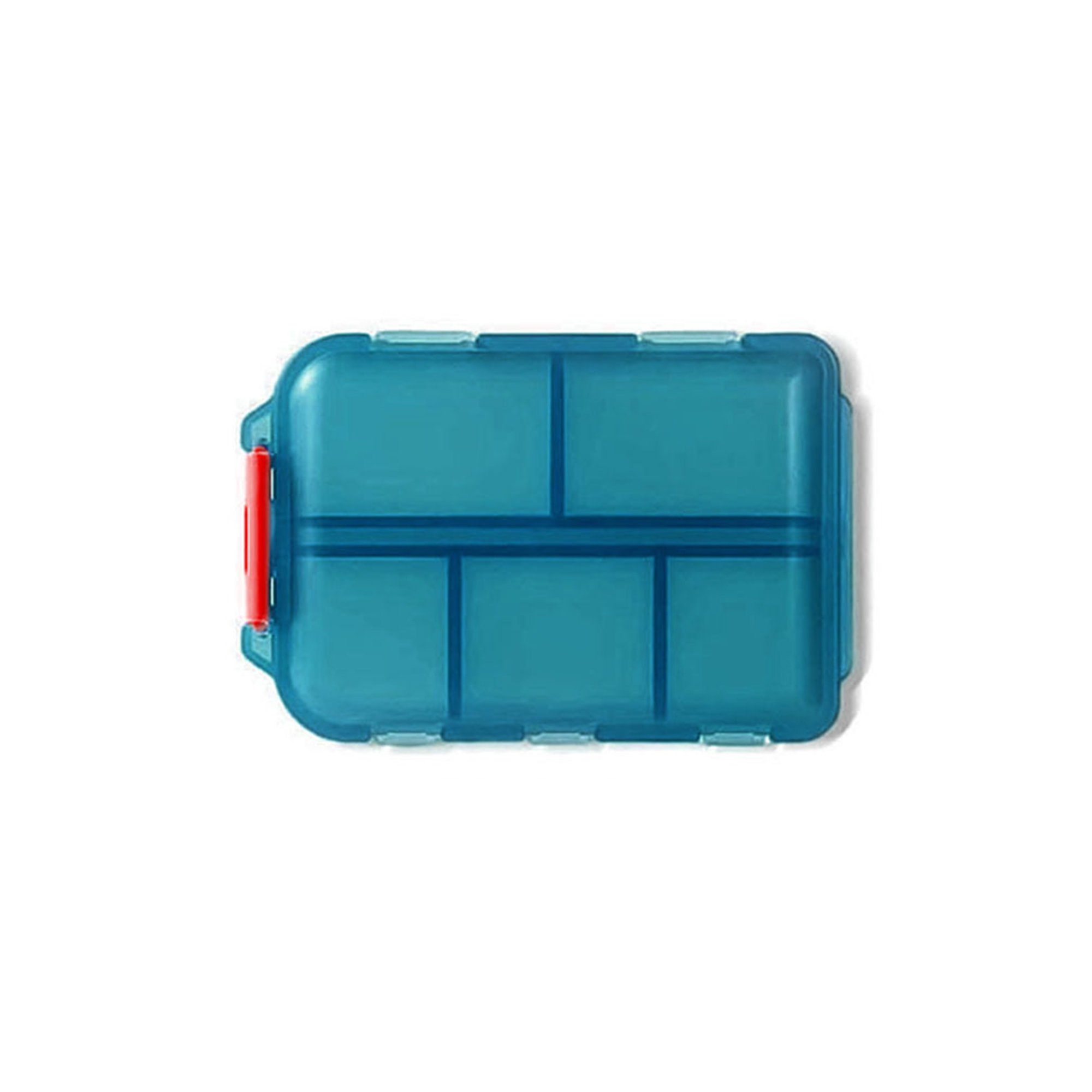Double Layer Ten Compartment Pill Case 3.78" Length X 2.52" Width X 1.22" Height 8