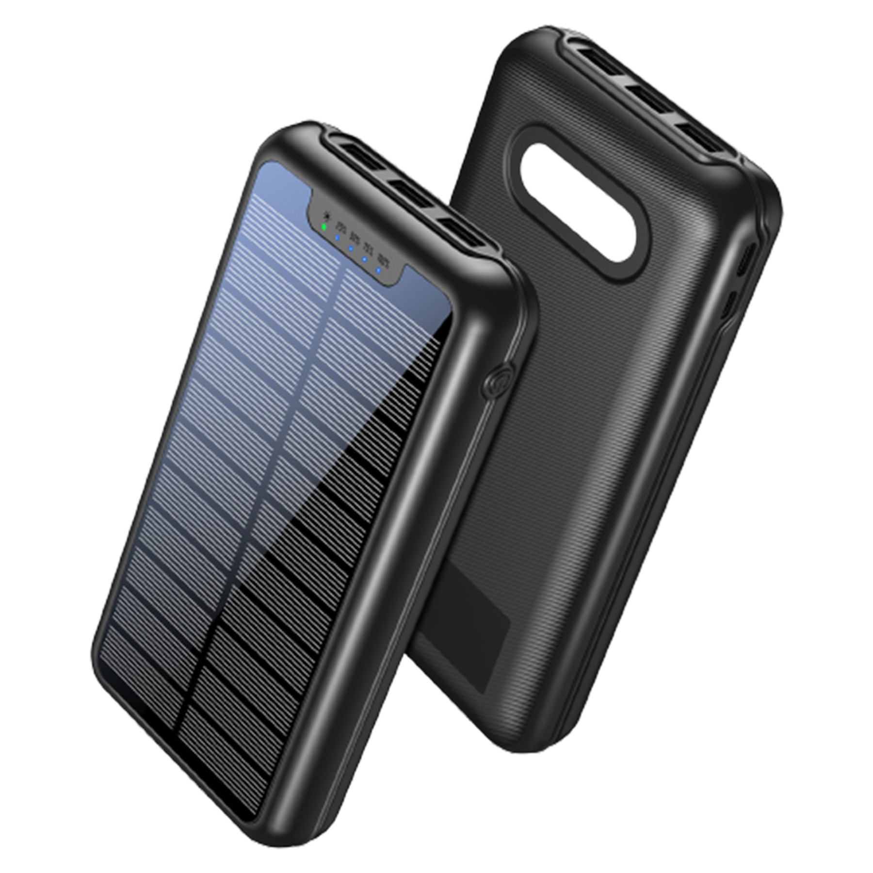 20000Mah Shatterproof Wireless Solar Power Bank Flashlight 3