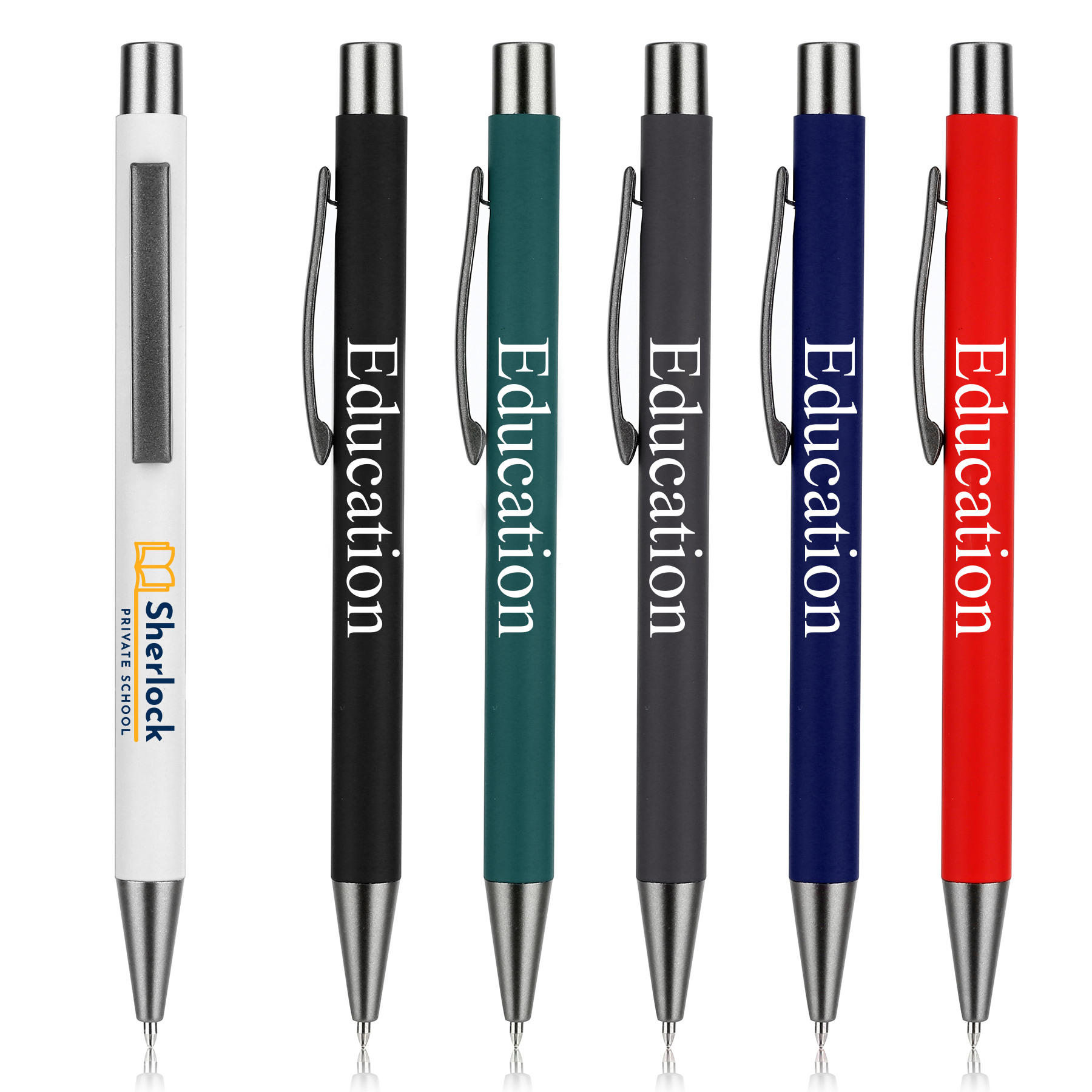Bowie Soft Rubber Finish ColorJet Full Color Metal Pen 7
