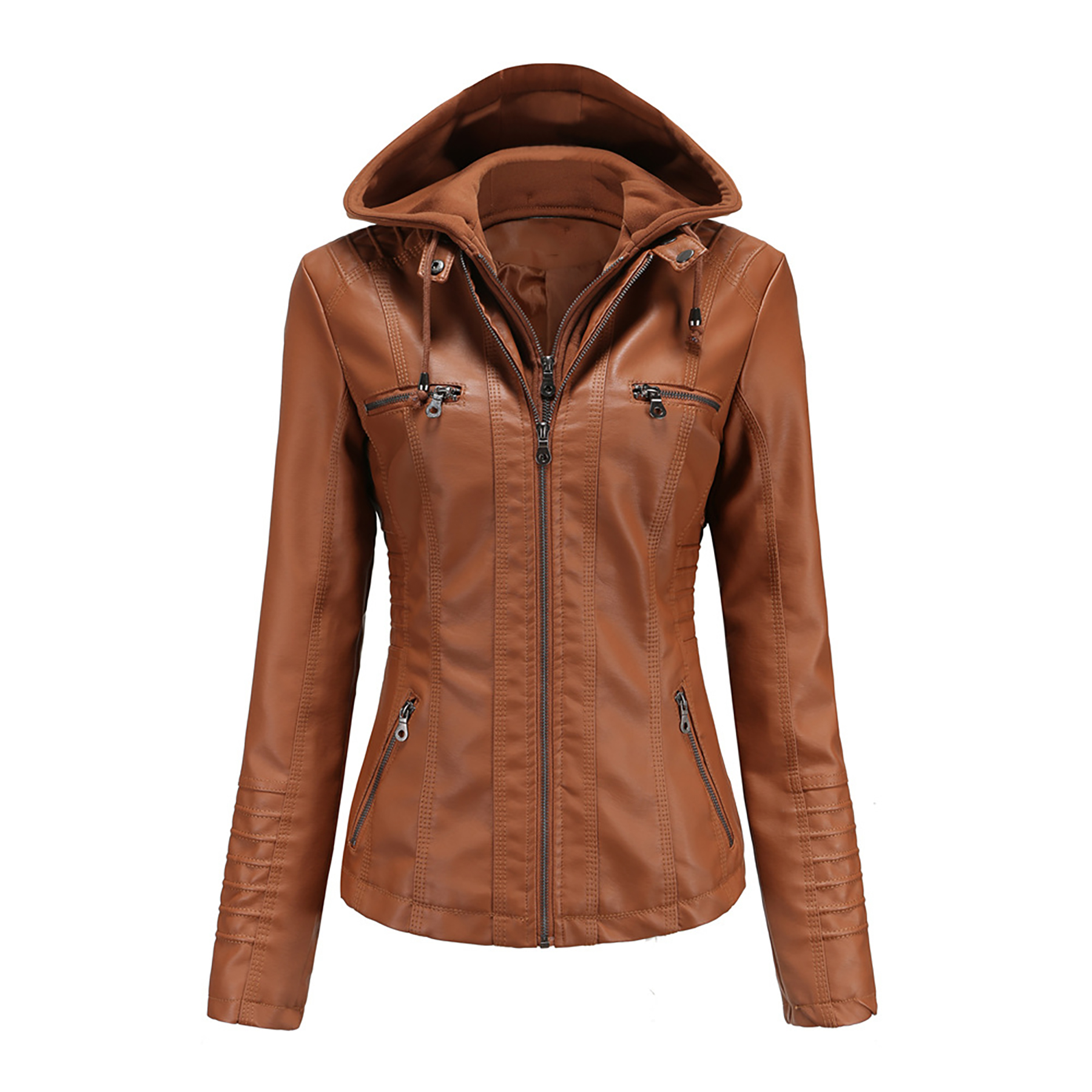 Women's Faux Leather Jacket 6