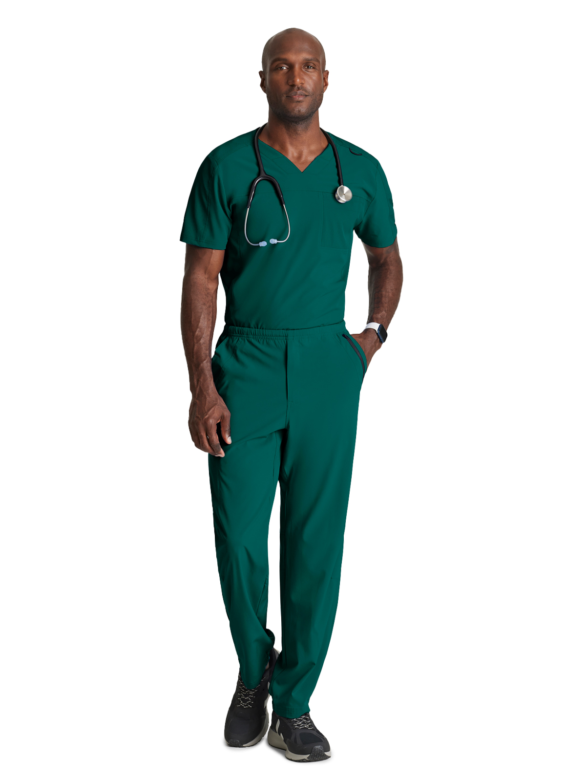 Barco One - Men's Two-Pocket V-Neck Velocity Scrub Top 2