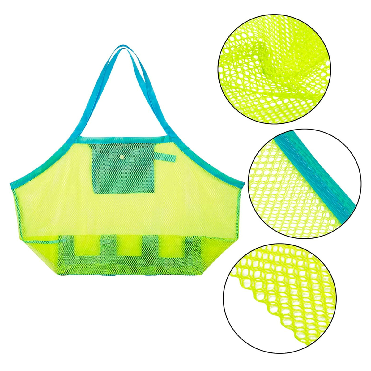 Mesh Zipper Pouch with Handle 4