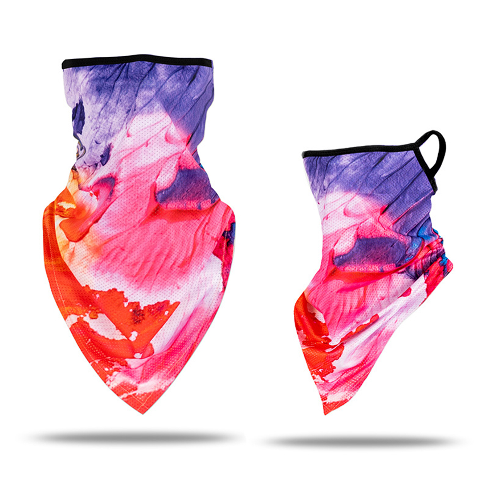Face Bandana With Ear Loops Neck Gaiter