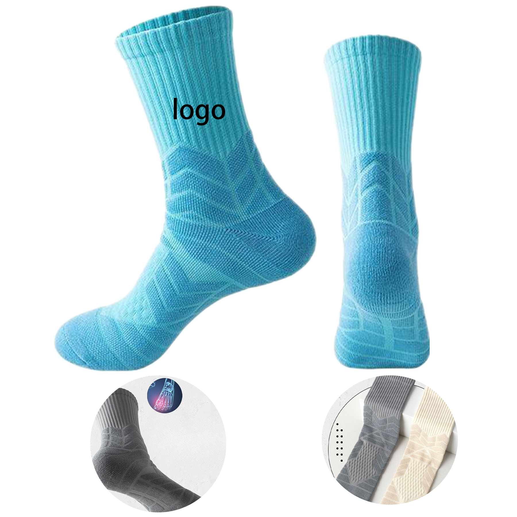 Towel Bottom Sports Socks 9