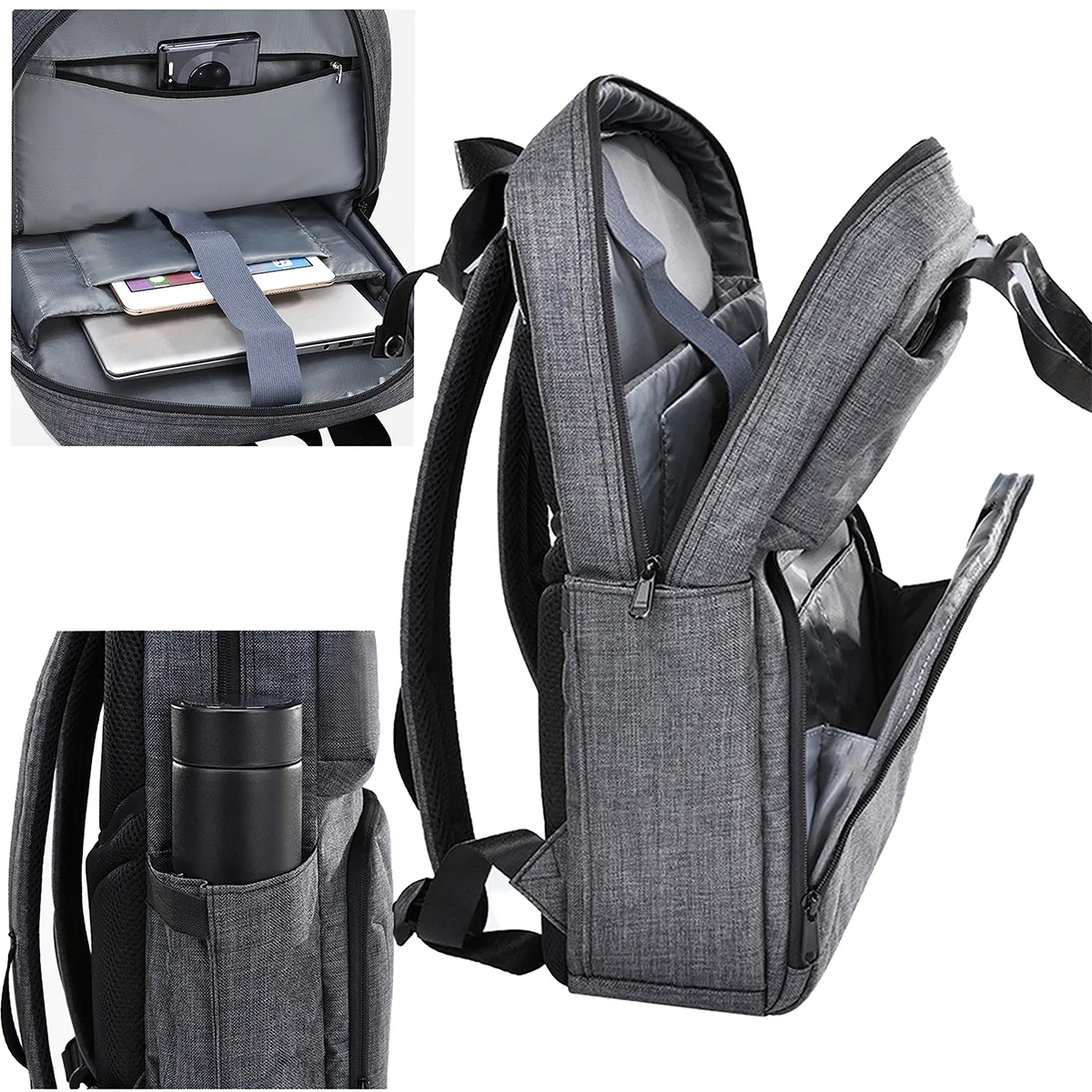 Durable Waterproof Business Travel Laptop Backpack 2