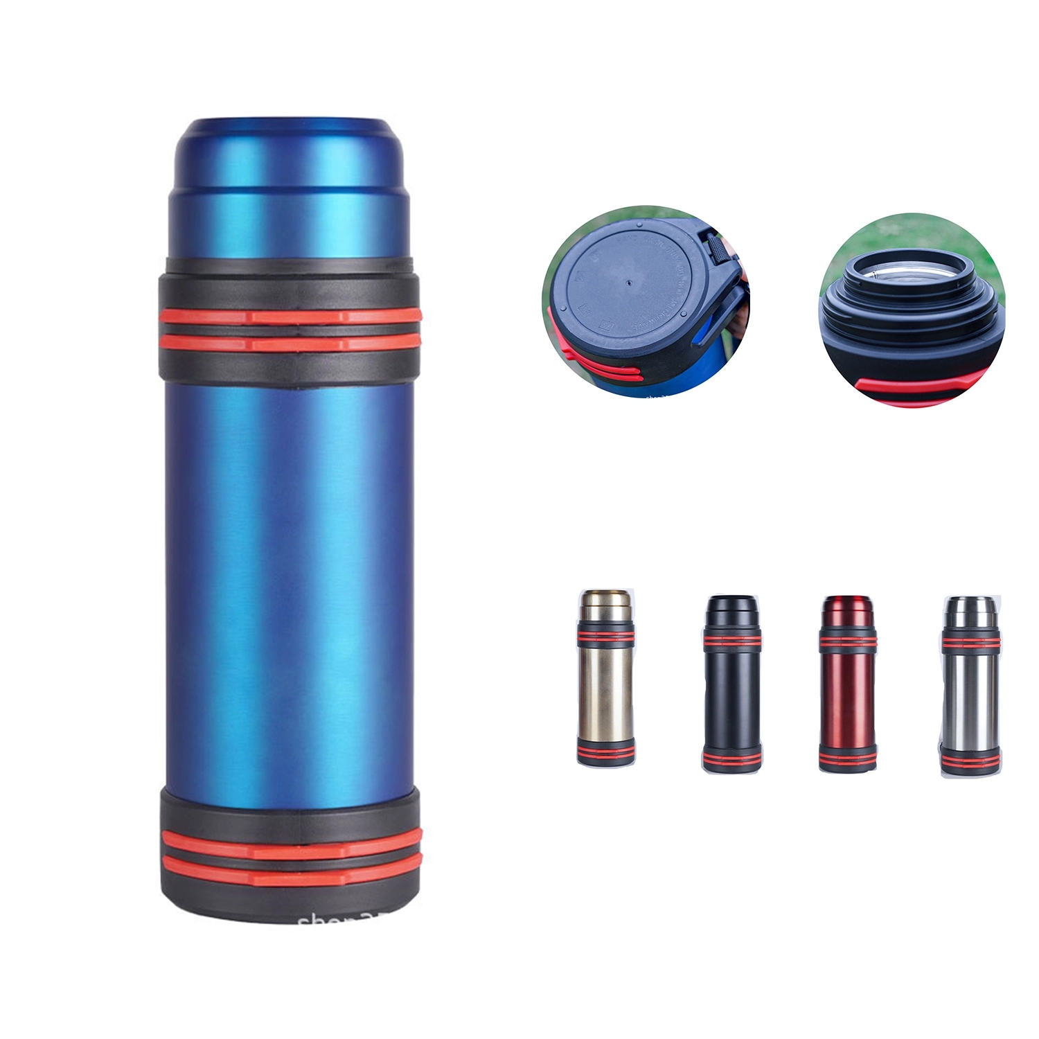 67.64 Oz Stainless Steel Vacuum Insulated Beverage Bottle, custom water bottle with logo imprint 1