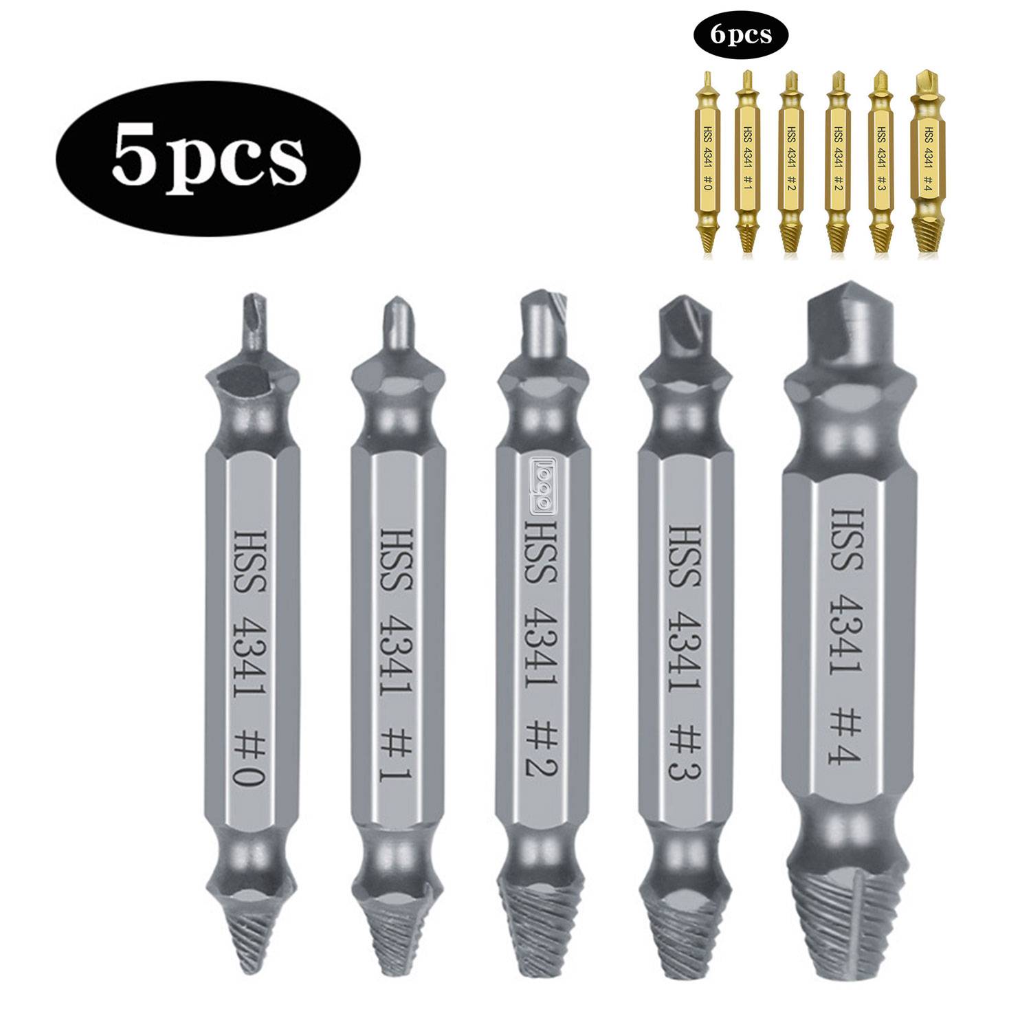 5/6 PCS Double Head Screw Extractor Set 2