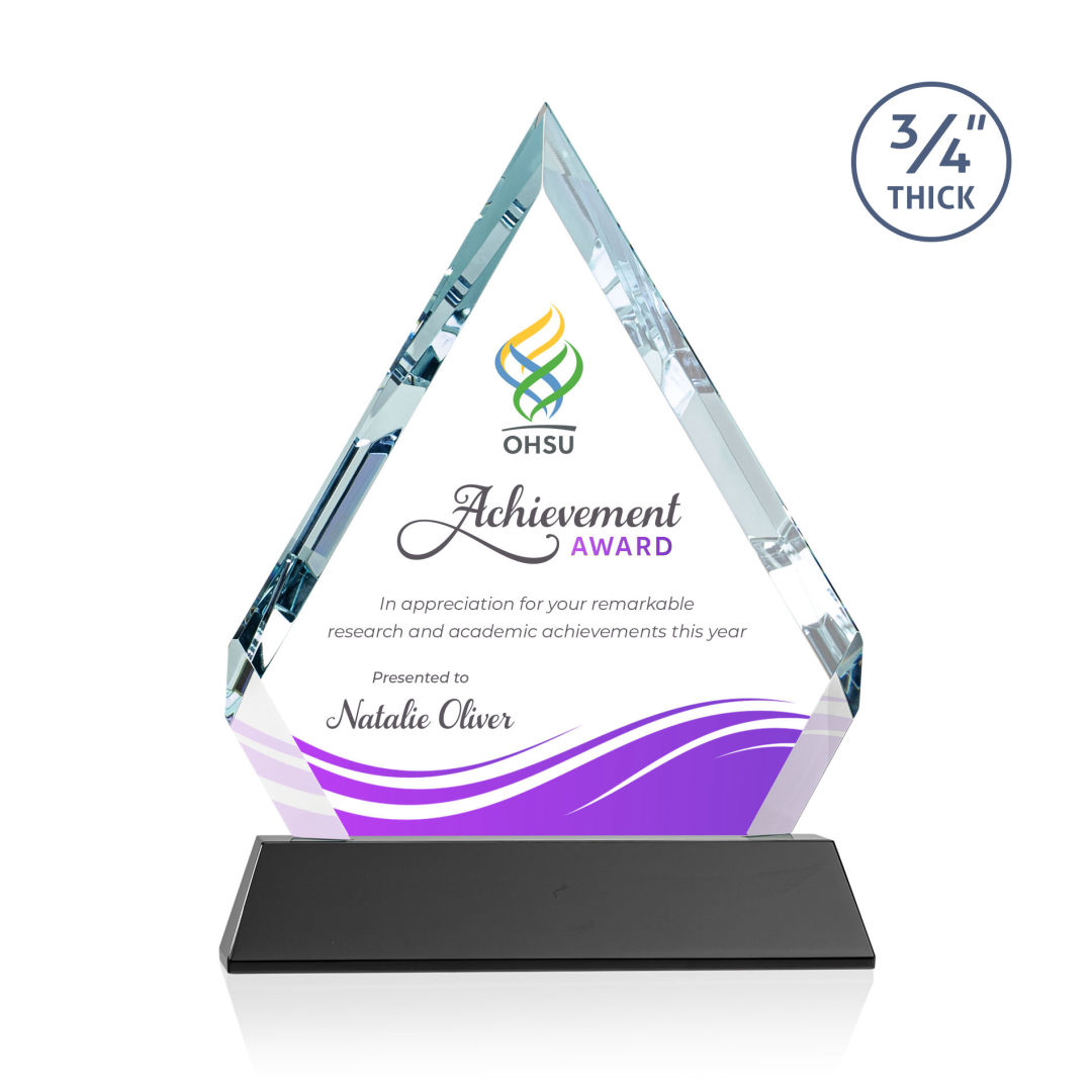Apex VividPrint™ Award on Newhaven Base - Black 8