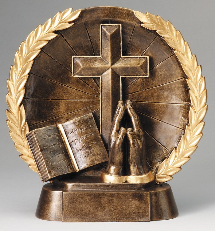 Religion High Relief Circular Plate Award 4