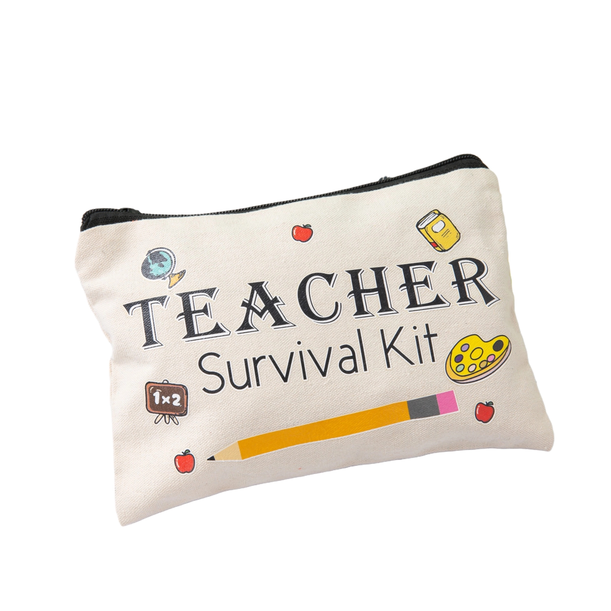 Canvas Cosmetic Bag Makeup Pouches, custom tote bag with logo imprint 2