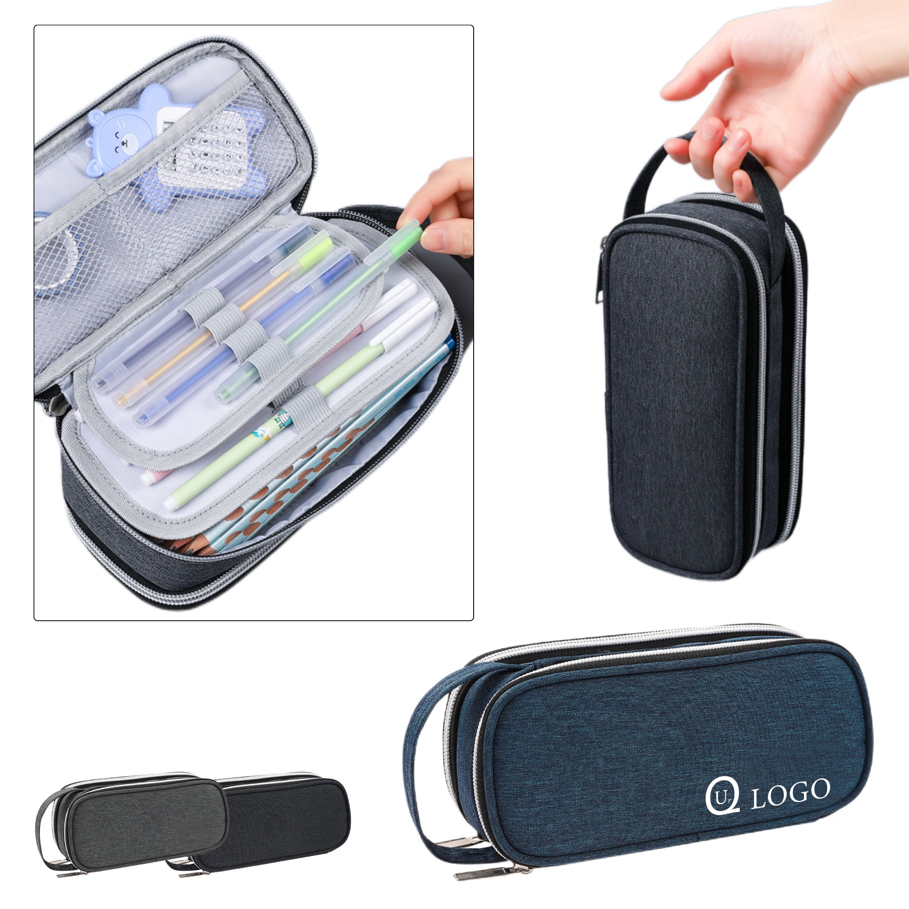 Double-Layer Pencil Case 1