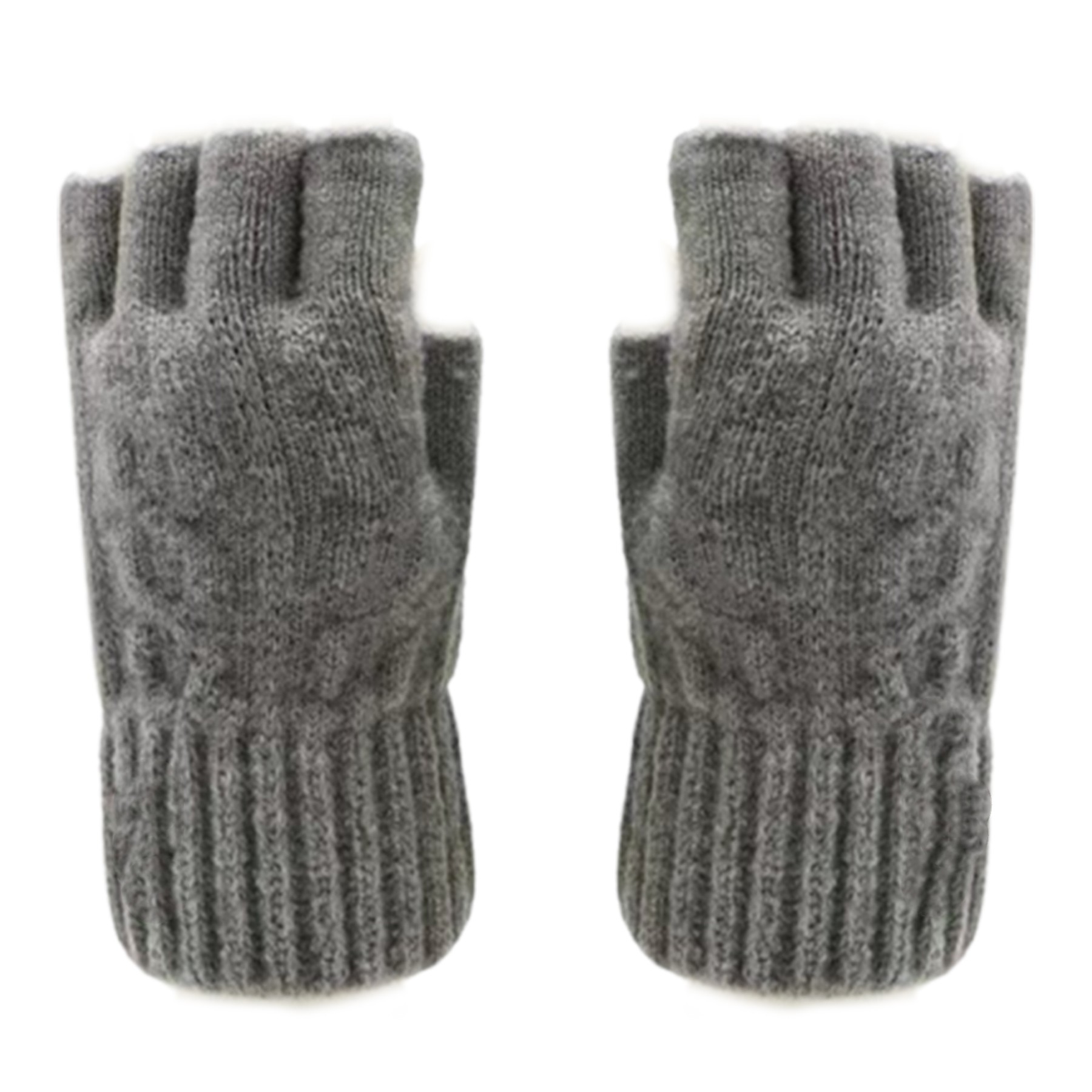 Knit Fingerless Gloves 1
