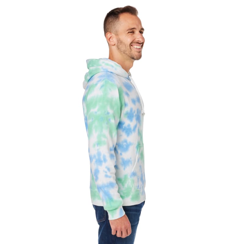 J America Adult Tie-Dye Pullover Hooded Sweatshirt 7