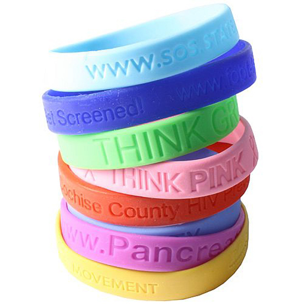 Sprinters Custom Silicone Bracelet - 0.5" 20