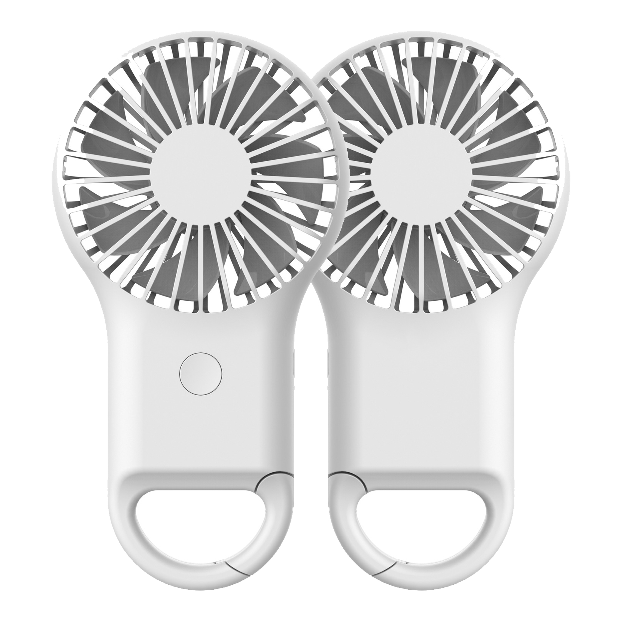 MOQ30 Portable Hanging Mini Fan with LED and Carabiner 3