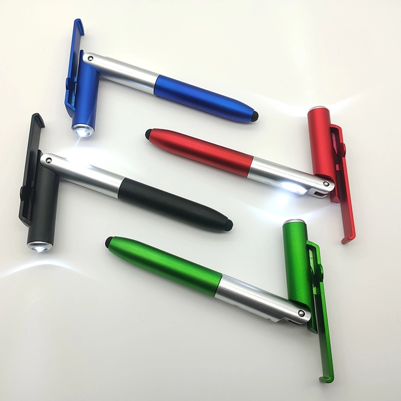 Foldable LED Phone Stand Stylus Pen 3