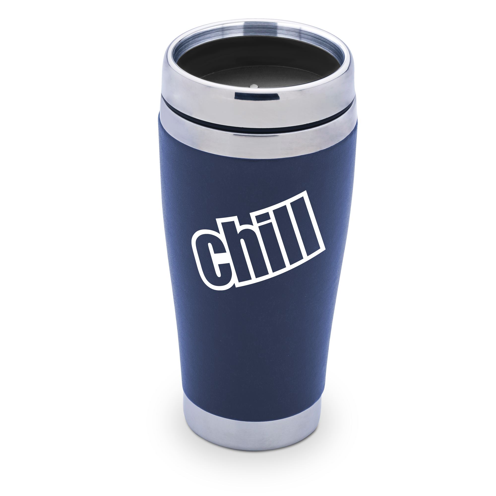 16 Oz. Aristocrat Stainless Steel Tumbler w/ Leatherette Wrap 5