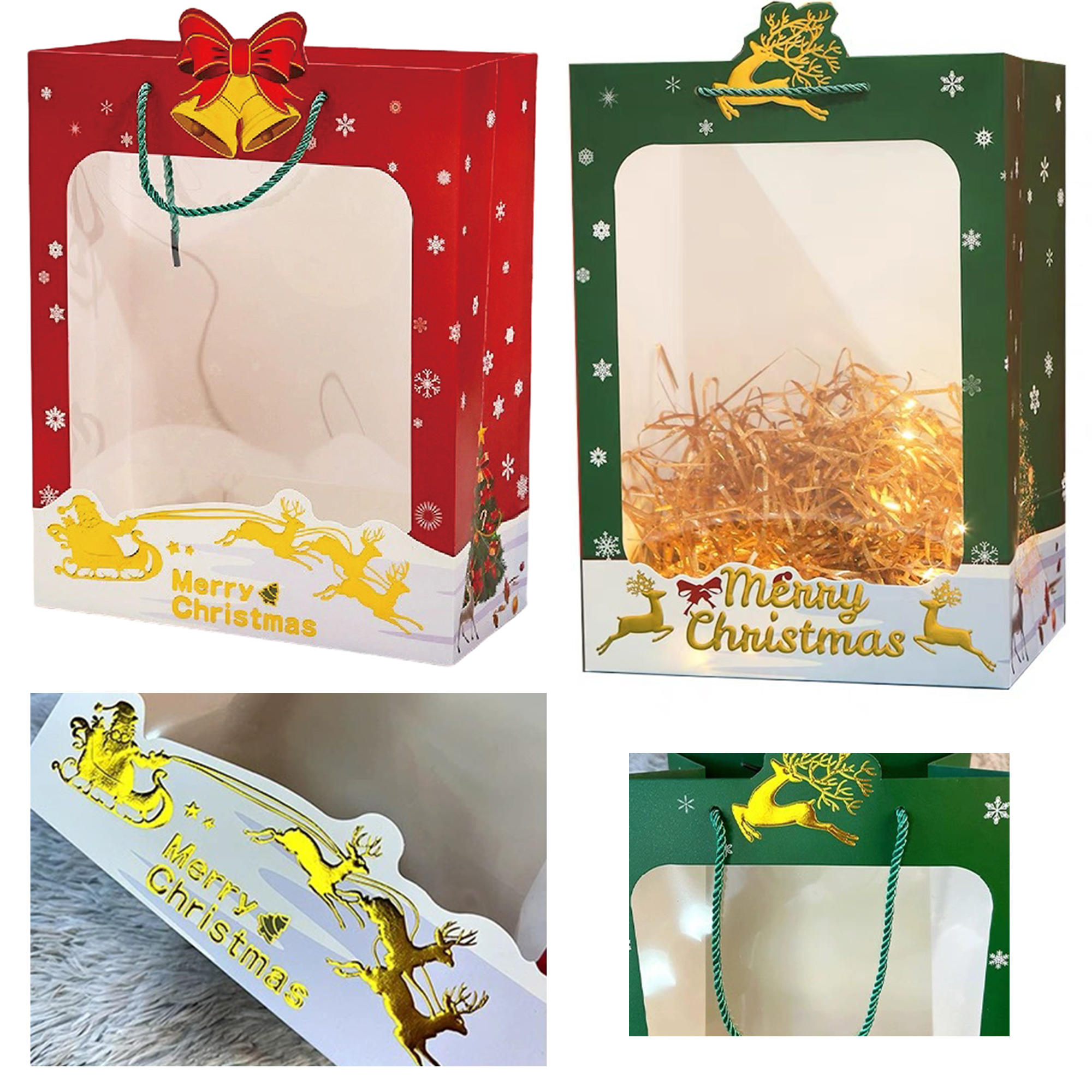 Christmas Window Gift Paper Bag 2