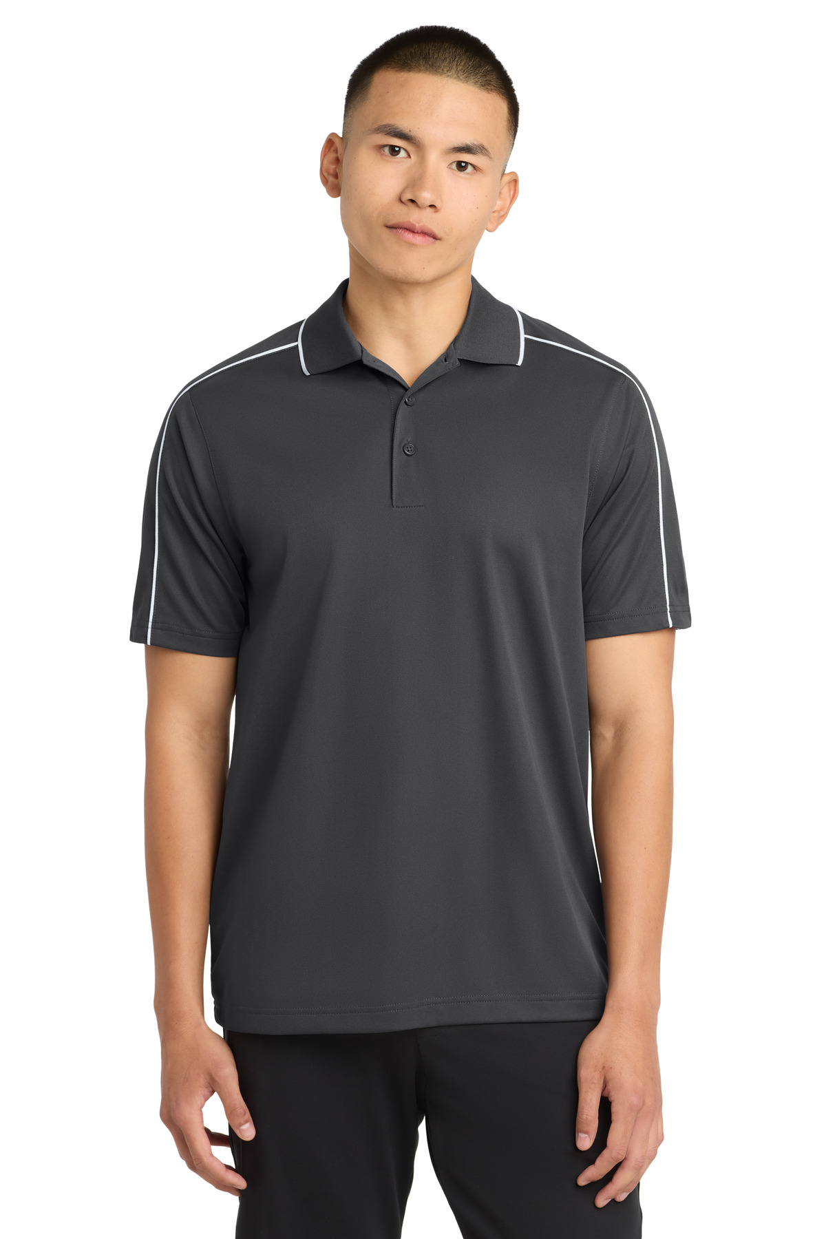 Sport-Tek Micropique Sport-Wick Piped Polo. ST653 16
