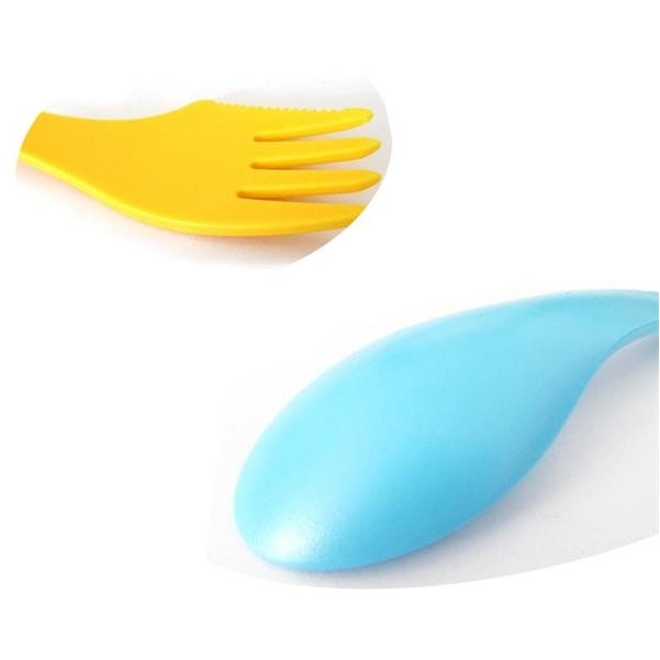 Spork 3 in 1 Camping Spoon Fork Knife Combo Plastic Cutlery 2