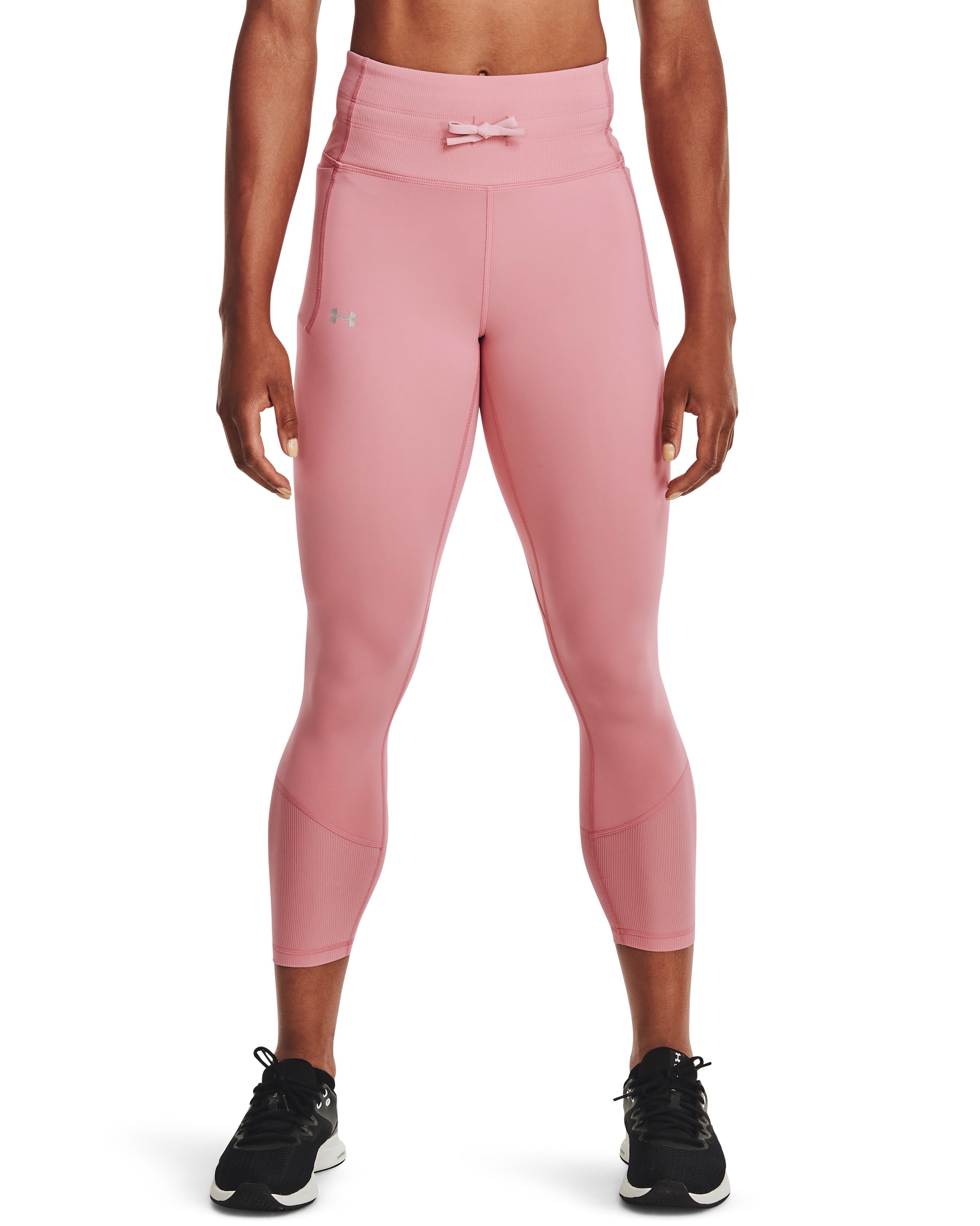 UA Meridian Rib Waistband Women's Ankle Leggings 9