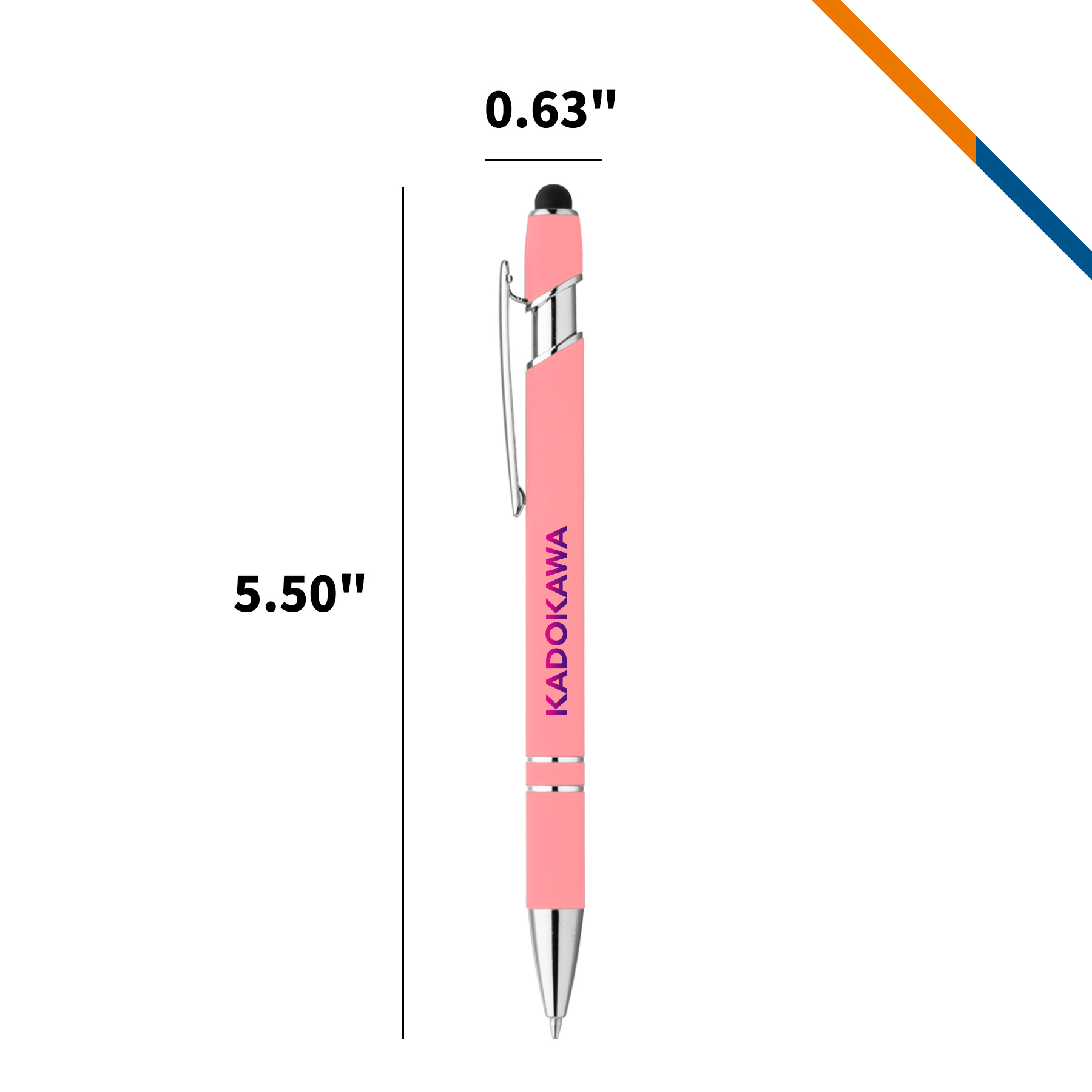 InkSwift Soft Touch Metal Stylus Ballpoint Pen 18