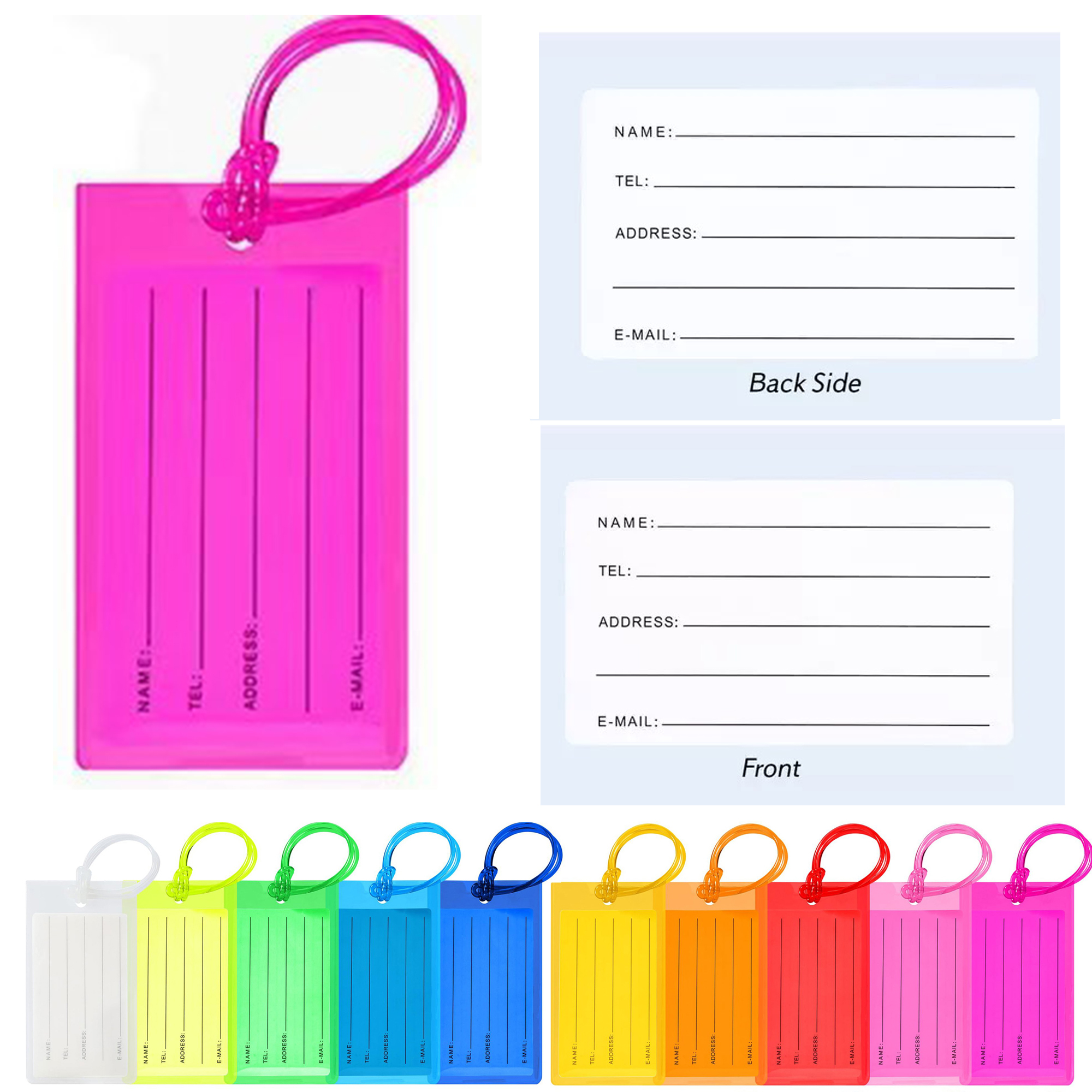 pvc Luggage Tags 2