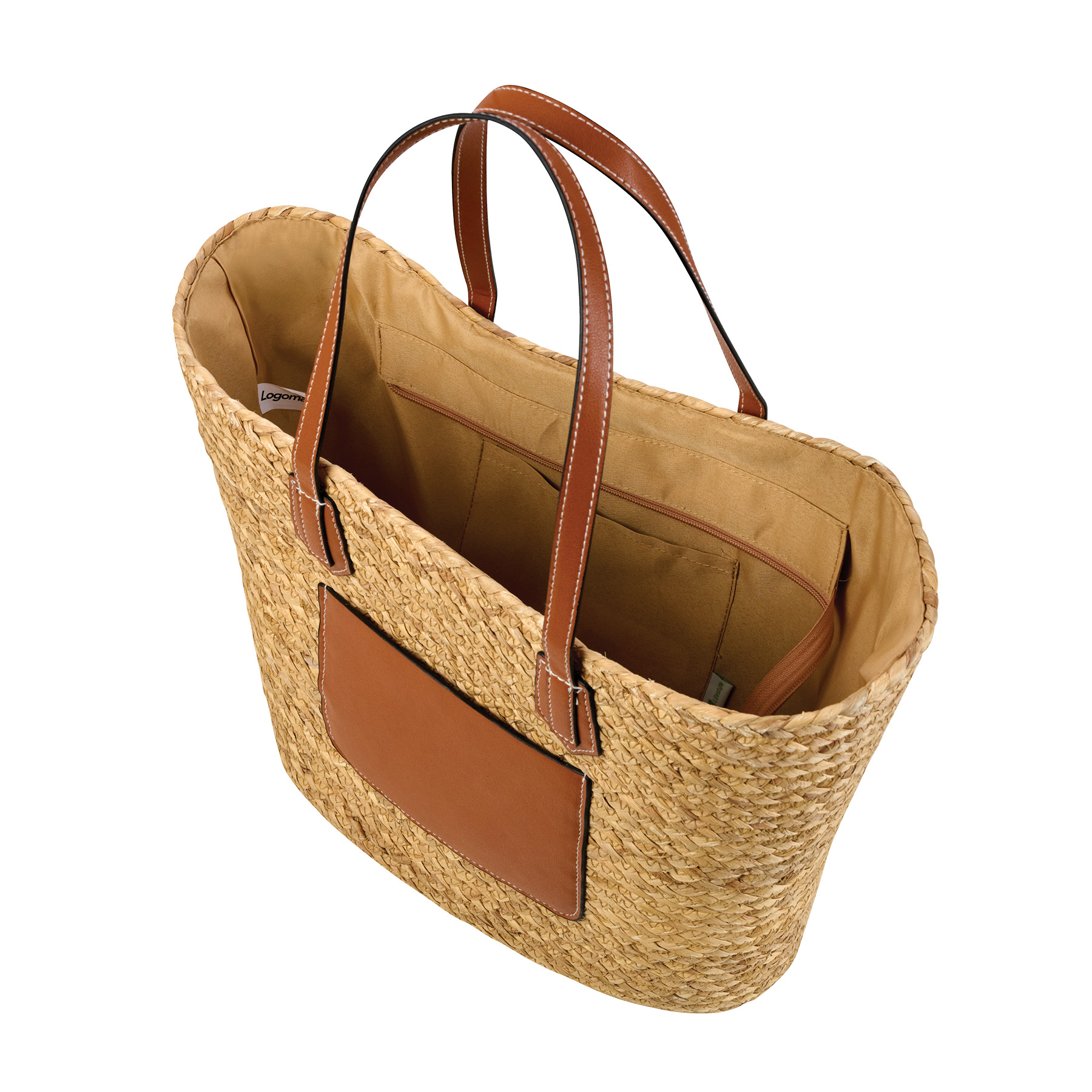 Akena Natural Hyacinth Grass Tote 8