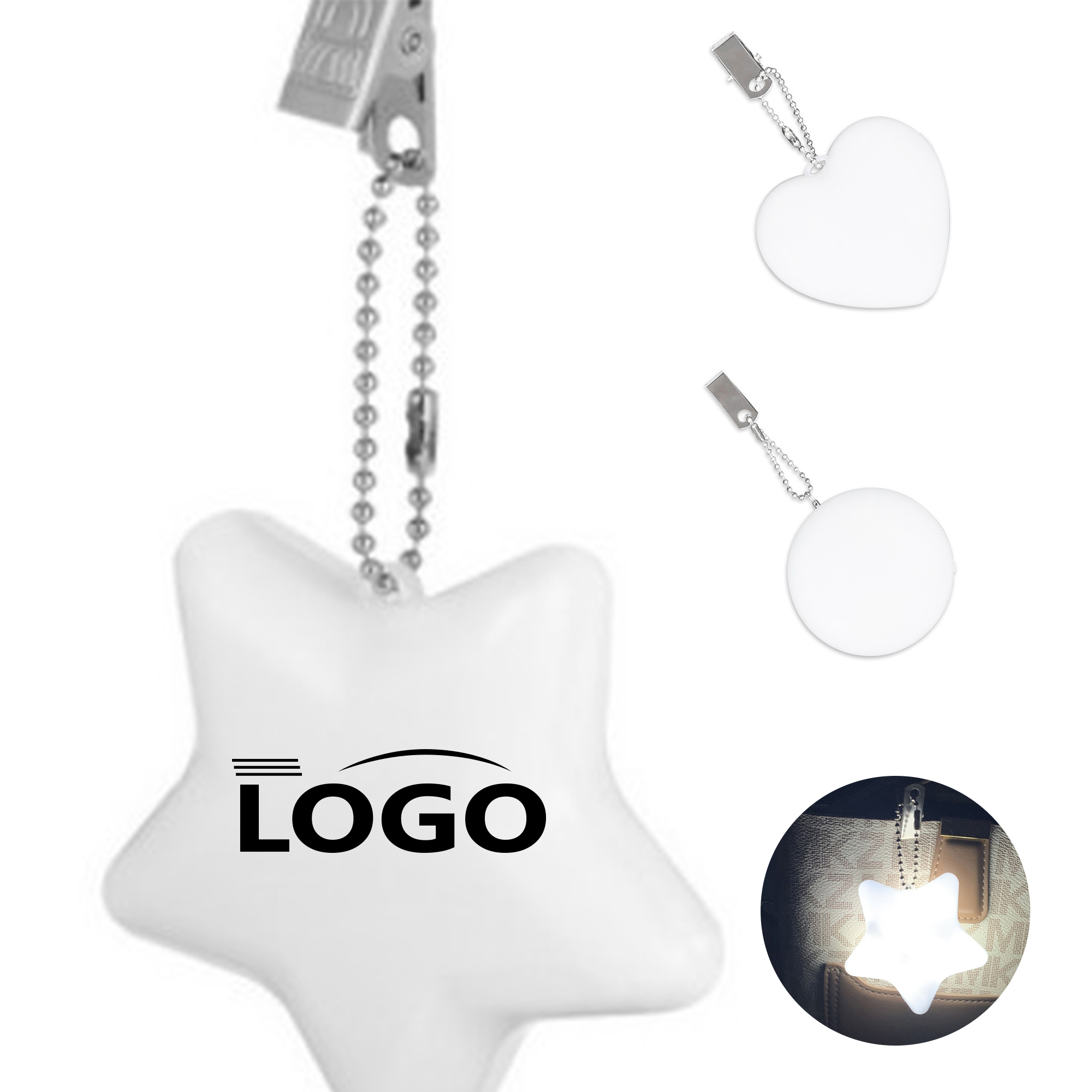 LED light touch sensor mini clip school bag light 2