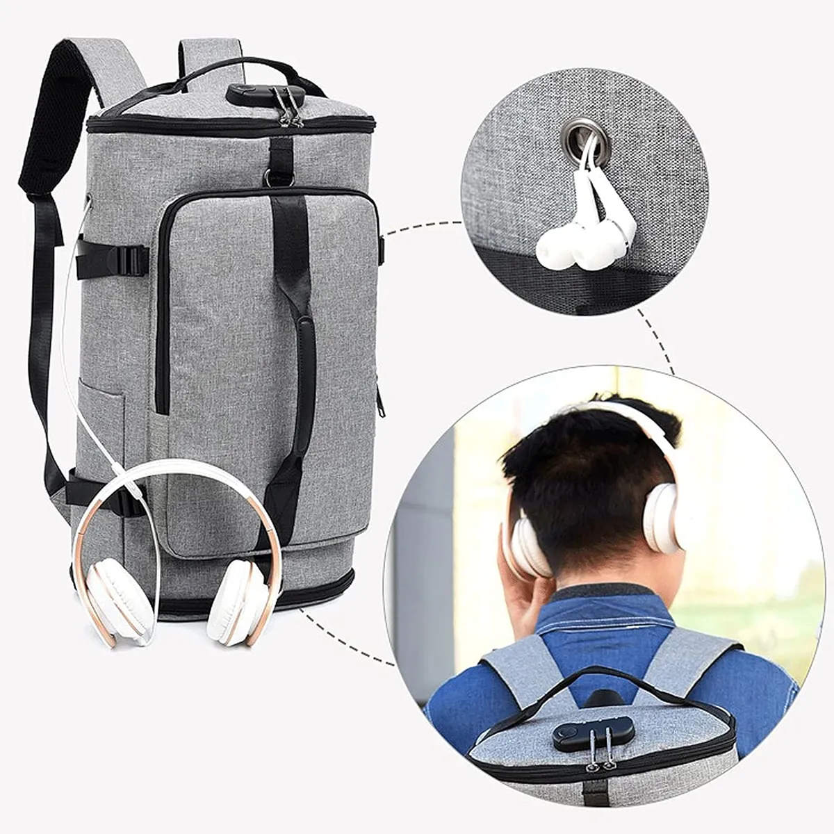 30 L Durable Large Outdoor CampingTravel Luggage Backpack 4